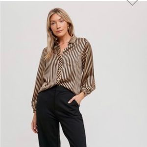 Satin over sized top